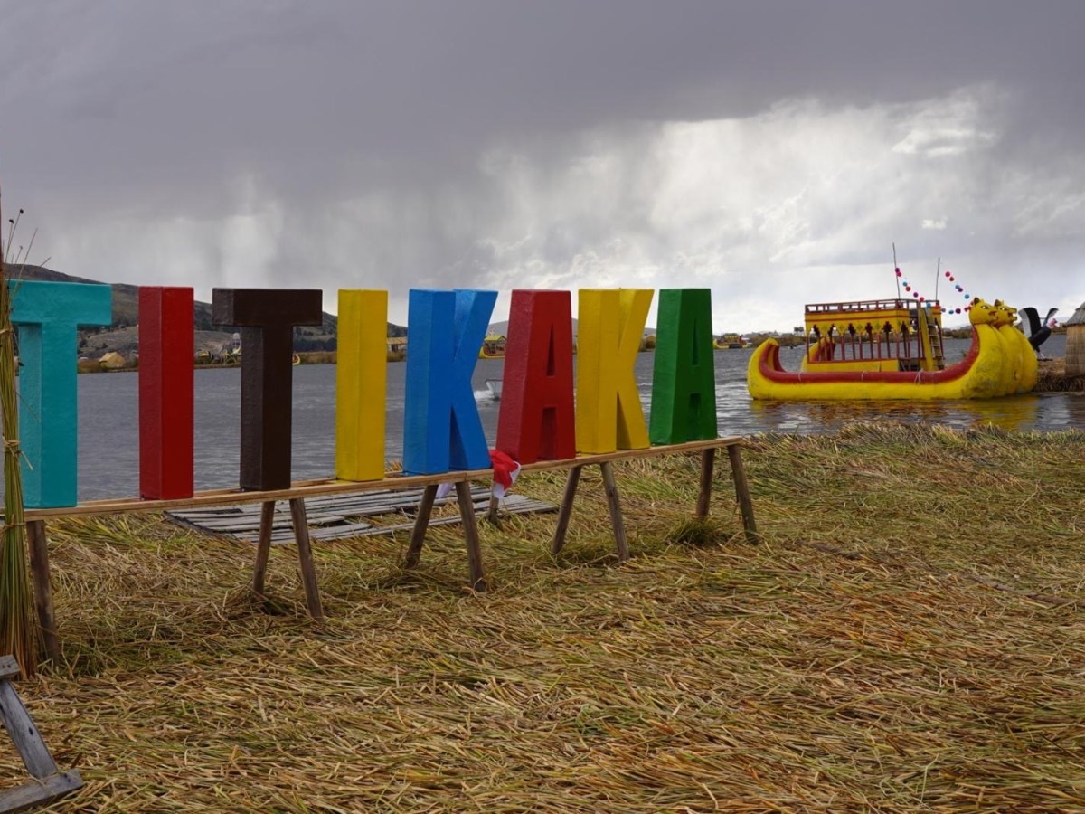 The floating islands of the Uros&nbsp;people
